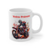 Mug Motocross Personnalisable avec Prénom  Cadeau Pilote Moto Cross Rider Course O Tasse Personnalisée Adulte Enfant