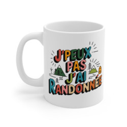 Mug Randonneur J’Peux Pas...