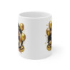 Mug Tasse Joyeux Anniversaire 30 Ans Couronne Dorée & Ballons Idée Cadeau Royal et Festif