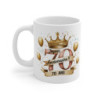 Mug Tasse Joyeux Anniversaire 70 Ans Design Couronne Royale & Ballons Dorés Idée Cadeau Symbolique et Festif