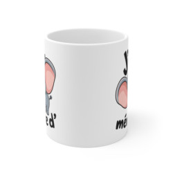 Mug J’ai Une Mémoire d’Éléphant  Tasse Élégante avec Élément Drôle Idéee Cadeau Humour et Tendresse pour enfant et adulte