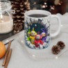 Mug Teletubbies Mur Cassé –Tasse Fun avec Teletubbies Colorés –Cadeau Original pour Fans de Dessins Animés
