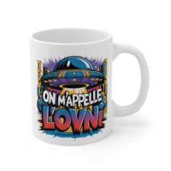 Mug On M'appelle l'OVNI  Tasse Colorée  Extraterrestre Jul  Cadeau Fun et Original pour Personnalité Unique