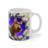 Mug Scooby-Doo  Tasse dessin animé vintage  Design mur explosé avec chien culte