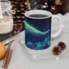 Mug Tasse Lamantin Magique Océan Illustration Fluorescente et Cartoon pour enfant et adulte