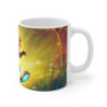 Mug Tasse Furet Magique en Forêt Illustration Cartoon Lumineuse pour enfant et adulte
