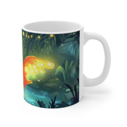 Mug Tasse Flamant Magique Tropical Illustration Cartoon Lumineuse pour enfant et adulte