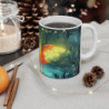 Mug Tasse Flamant Magique Tropical Illustration Cartoon Lumineuse pour enfant et adulte