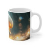Mug Tasse Méduse Lumineuse Océan Illustration Cartoon Apaisante pour enfant et adulte