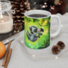 Mug Tasse Lémurien Magique en Forêt Tropicale Illustration Cartoon Lumineuse pour enfant et adulte