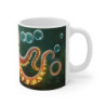 Mug Tasse Pieuvre Magique Océan Illustration Cartoon Lumineuse pour enfant et adulte