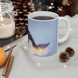 Mug Tasse Orque Magique Bondissante Illustration Océan Cartoon Lumineuse pour enfant et adulte