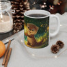 Mug Tasse Loutre Magique au Bord de l’Eau Illustration Cartoon Lumineuse pour enfant et adulte