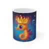 Mug Tasse Hippocampe Magique Couronne Océan Illustration Cartoon Lumineuse pour enfant et adulte