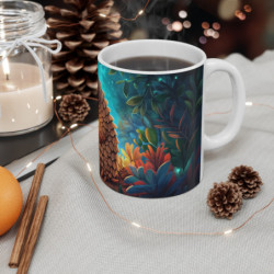Mug Tasse Pangolin Magique Scintillant – Animal Enchanté Jungle Colorée  Cadeau Enfant & Adulte