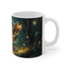 Mug Bébé Ocelot Magique Tasse Illustration Animal Lumineux Forêt Enchantée Cadeau Fantaisie Enfant Adulte