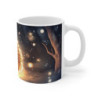 Mug Tatou Endormi Magique Tasse Animal Nocturne Hiver Étoilé Boule de Lumière Forêt Enchantée