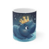 Mug Hippo Royal Tasse Bébé Hippopotame Couronne Lumineuse Nuit Enchantée Étang Féérique