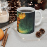 Mug Élan Magique Tasse Bébé Élan Bois Lumineux Forêt Enchantée Aurore Mystique