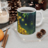 Mug Girafe Nocturne Enchantée – Tasse Bébé Girafe Lumineuse Sous Arbre aux Lucioles