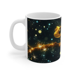 Mug Gecko Étoilé Tasse Lézard Magique Lumineux sur Branche Nocturne