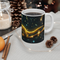 Mug Gecko Étoilé Tasse Lézard Magique Lumineux sur Branche Nocturne