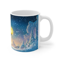 Mug Bébé Manchot Magique – Tasse Pingouin Neige & Lumière Polaire Étincelante pour enfant et adulte