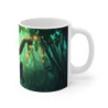 Mug Petit Singe Lumineux – Tasse Jungle Magique Lianes Étincelantes Forêt Tropicale