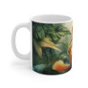 Tasse Petit Singe avec Banane – Mug Animal Mignon Jungle Enchantée – Cadeau Tropical Doux et Drôle