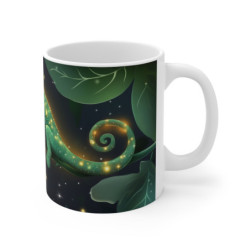 Mug Caméléon Mystique – Tasse Jungle Nocturne et Reptile Lumineux aux Couleurs Magiques