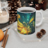 Mug Serpent Magique – Tasse Jungle Mystique Serpent Doré Lumineux Fleur Enchantée