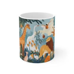 Mug Tasse Safari Illustré –...