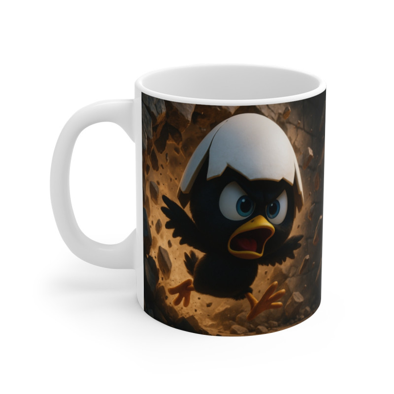 Mug Tasse Calimero – Explosion  Murale – Édition Colère  ! Pour enfant et adulte