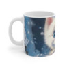 Mug Tasse Chaton Blanc Mignon – Animal Hiver Neige Enfant Adulte