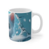 Mug Tasse Chaton Blanc Mignon – Hiver Neige Animal Enfant Adulte