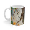 Mug Tasse Faon Mignon Cartoon – Animal Forêt Enfant Adulte Fleurs