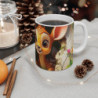 Mug Tasse Faon Mignon Cartoon – Animal Forêt Enfant Adulte Fleurs