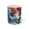 Mug Tasse Licorne Mignonne Cartoon – Fantaisie Fleurs Enfant Adulte