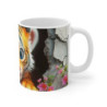 Mug Tasse Tigre Mignon Cartoon – Animal Jungle Fleurs Enfant Adulte