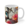 Mug Tasse Chouette Mignonne Cartoon – Hibou Fleurs Forêt Enfant Adulte