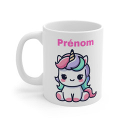 Tasse Licorne Kawaii avec...