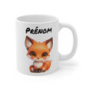 Tasse Renard Personnalisée – Mug Renardeau avec Prénom, Cadeau Mignon pour Enfants et Amoureux des Animaux