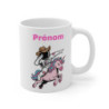 Tasse Astronaute Licorne Personnalisée – Mug Fun avec Prénom, Cosmonaute Cowboy sur Licorne Magique