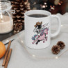 Tasse Astronaute Dab sur Licorne – Mug Cosmonaute Cowboy Drôle avec Licorne Rose Kawaii, Cadeau Original