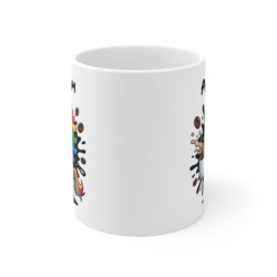 Tasse Licorne Personnalisée avec Prénom – Mug Drôle Caféine Licorne Arc-en-Ciel pour Fille ou Femme