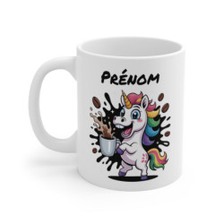 Tasse Licorne Personnalisée...