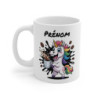 Tasse Licorne Personnalisée avec Prénom – Mug Drôle Caféine Licorne Arc-en-Ciel pour Fille ou Femme