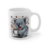Tasse Koala Drôle – Mug Café avec Koala Surexcité pour Femme, Homme ou Collègue Amusant