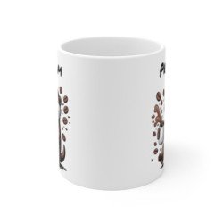 Tasse Loutre Personnalisée avec Prénom – Mug Drôle Animal Café Loutre Cartoon pour Femme, Homme ou Enfant