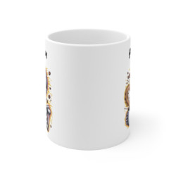 Tasse Squelette Personnalisée avec Prénom – Mug Crâne Café Drôle pour Amateur d’Horreur ou d’Humour Noir